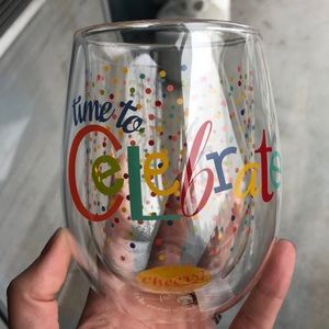 Celebratw wine glass